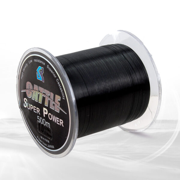 Cattle Super Power Monofilament Line Black 500 1000